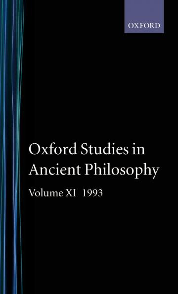 Oxford Studies in Ancient Philosophy