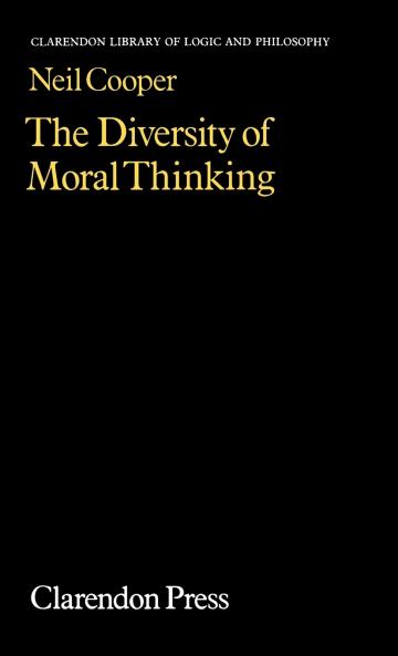 The Diversity of Moral Thinking
