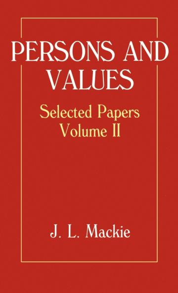 Persons and Values