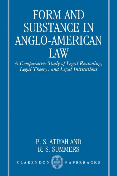Form and Substance in Anglo-American Law