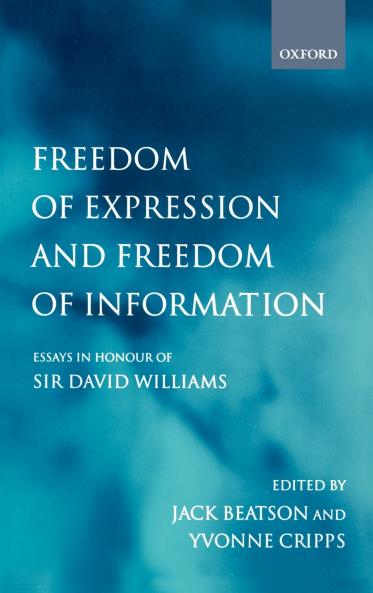 Freedom of Expression and Freedom of Information