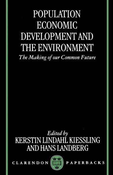 Population Economic Development and the Environment