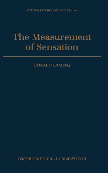 The Measurement of Sensation