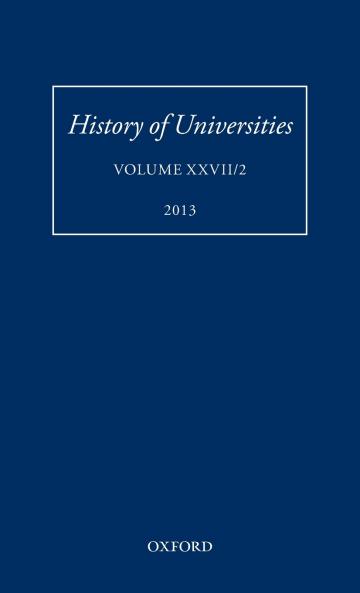 History of Universities Volume XXVII/2 (2013)