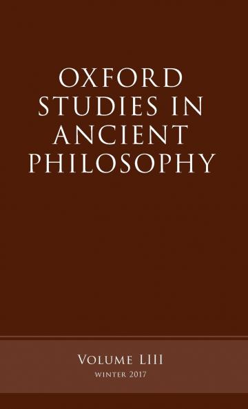 Oxford Studies Ancient Philosophy Volume 53