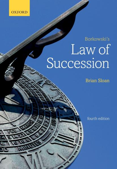 BORKOWSKI'S LAW SUCCESSION 4E P