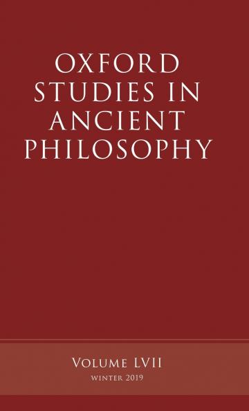 Oxford Studies in Ancient Philosophy Volume 57