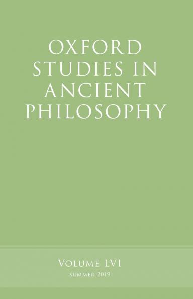 Oxford Studies in Ancient Philosophy Volume 56
