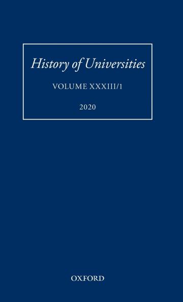 History of Universities XXXIII/1