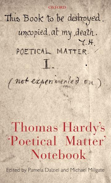 Thomas Hardy's 'Poetical Matter' Notebook