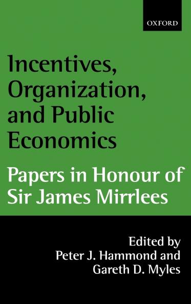 Incentives Organization and Public Economics