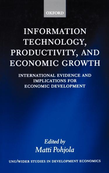 Information Technology Productivity and Economic Growth
