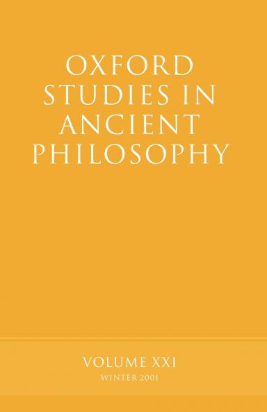 Oxford Studies in Ancient Philosophy