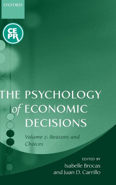 The Psychology of Economic Decisions Volume 2