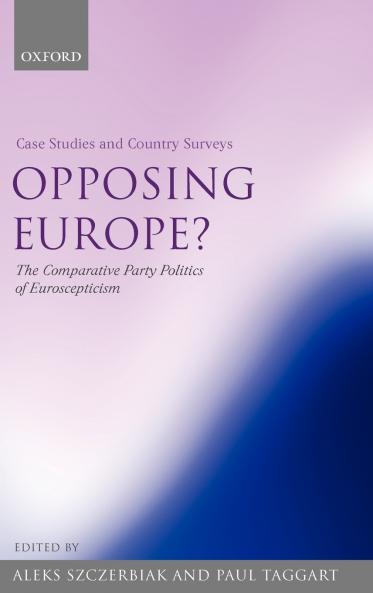 Opposing Europe? Volume 1