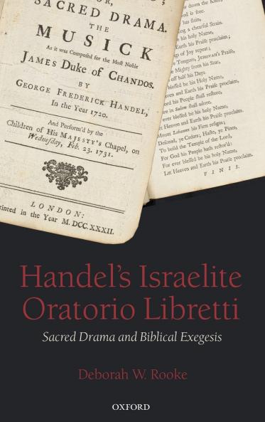 Handel's Israelite Oratorio Libretti