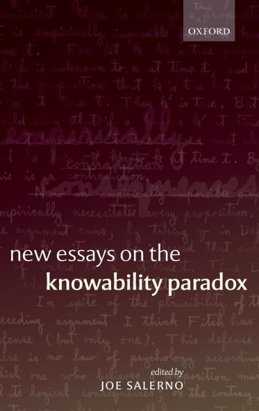 NEW ESSAYS KNOWABILITY PARADOX C