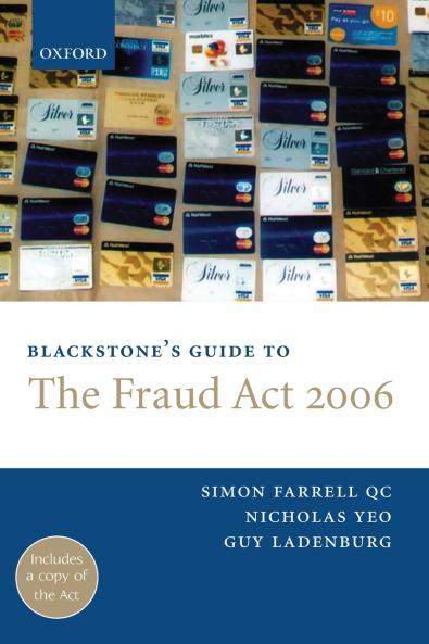 Blackstone's Guide to the Fraud ACT 2006
