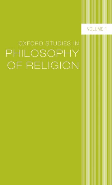 OXF STUDIES PHILOSOPHY RELIGION VOL 1 C