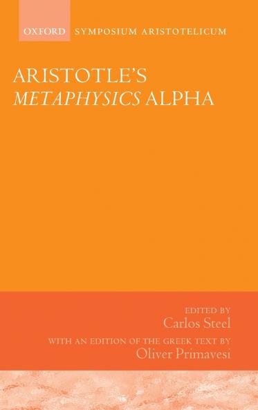 Aristotle's Metaphysics Alpha