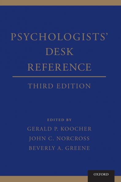 Psychologists' Desk Reference Third Edition