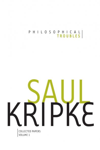 Philosophical Troubles Volume I