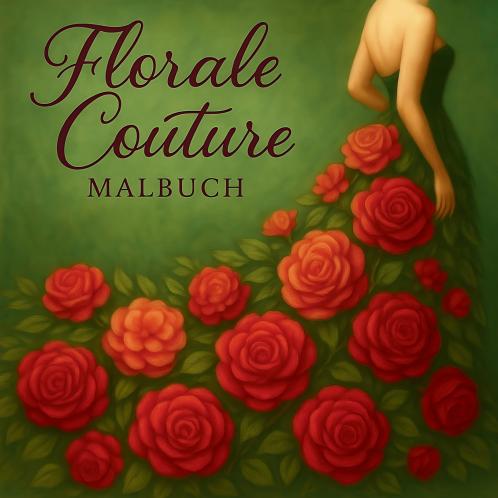 Florale Couture Malbuch