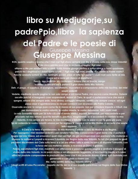libro su Medjugorjesu padrePpiolibro  la sapienza del Padre e le poesie di Giuseppe Messina