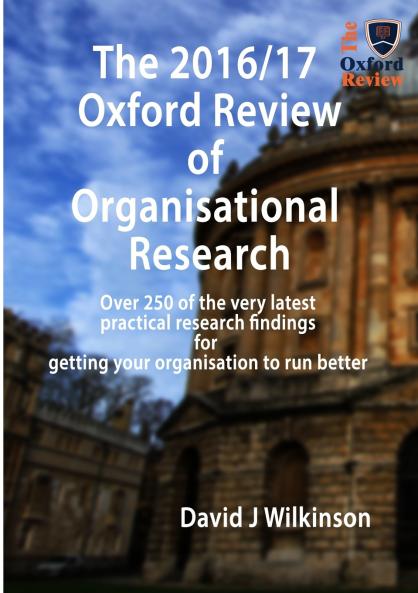 Oxford Review Annual 2016/17