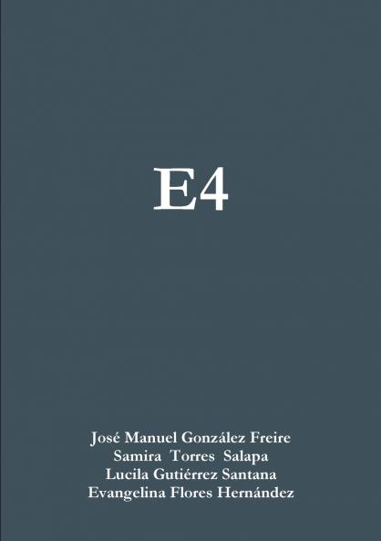 E4  Glosario de  Enseñanza de Español como LE