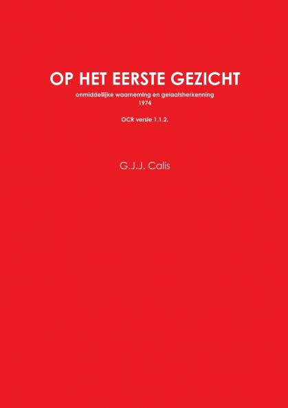 Op het eerste gezicht OCR ISBN