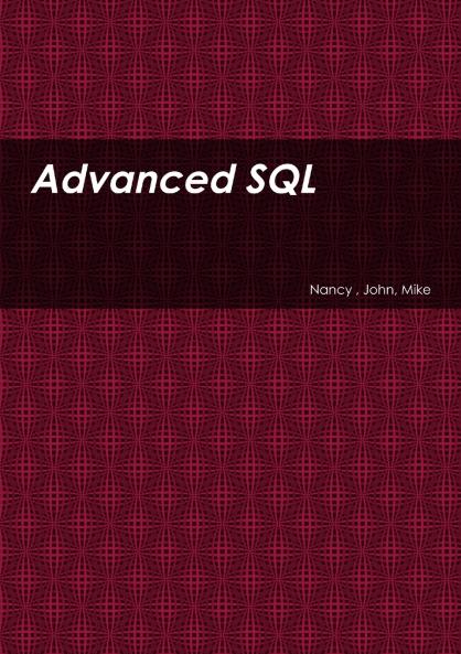 Advanced SQL