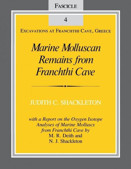 Marine Molluscan Remains from Franchthi Cave