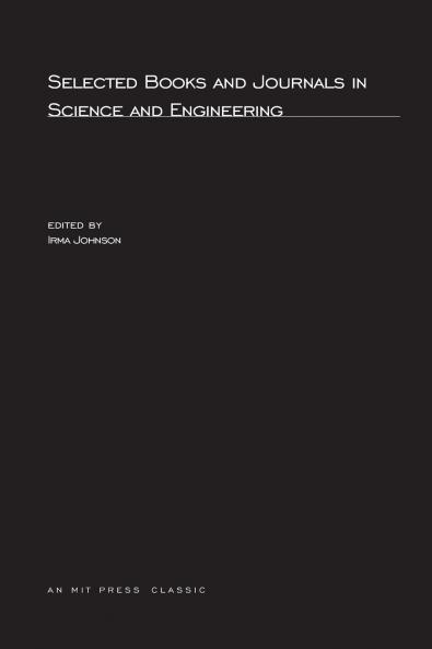 Selected Books and Journals in Science and Engineering second edition