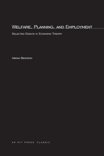 Welfare Planning and Employment
