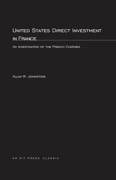 United States Direct Investment in France