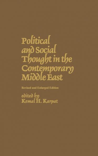 Political and Social Thought in the Contemporary Middle East