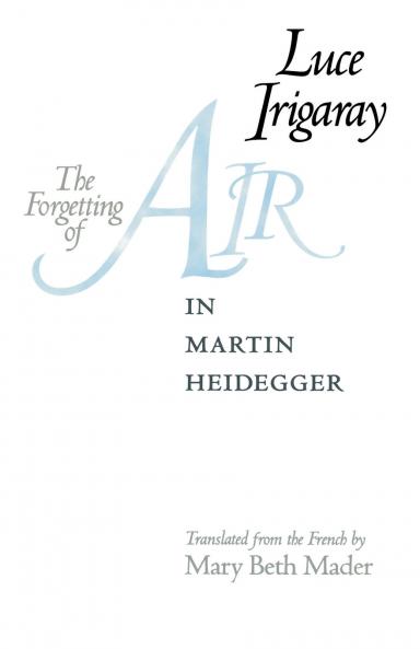 The Forgetting of Air in Martin Heidegger