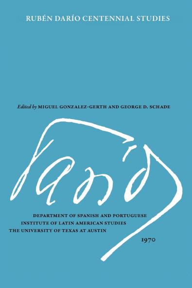 Ruben Dario Centennial Studies