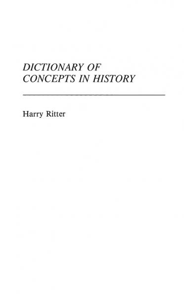 Dictionary of Concepts in History