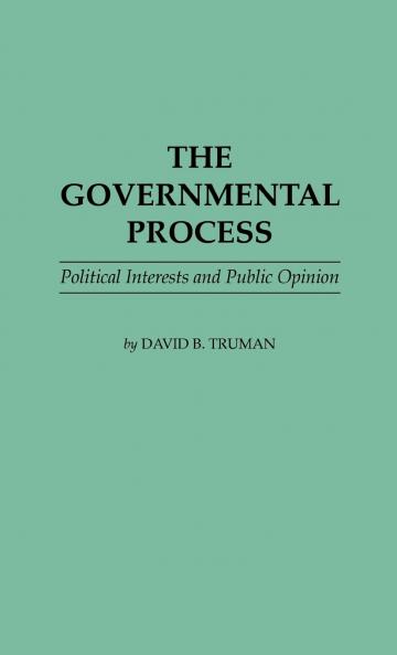 The Governmental Process