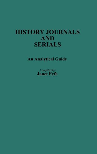 History Journals and Serials