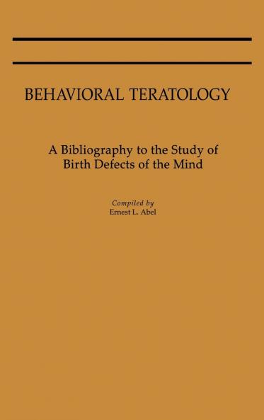 Behavioral Teratology