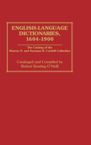 English-Language Dictionaries 1604-1900