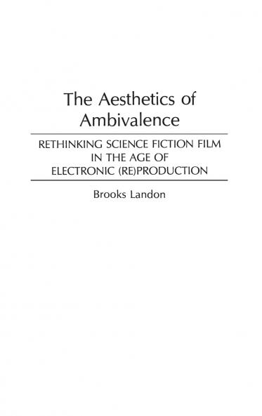 The Aesthetics of Ambivalence