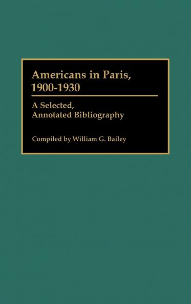 Americans in Paris 1900-1930