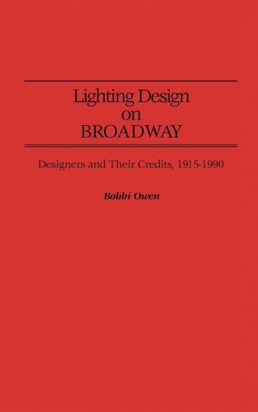 Lighting Design on Broadway