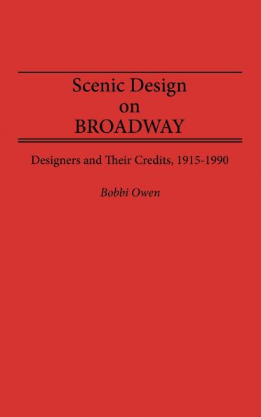 Scenic Design on Broadway