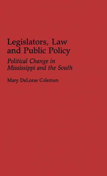 Legislators Law and Public Policy