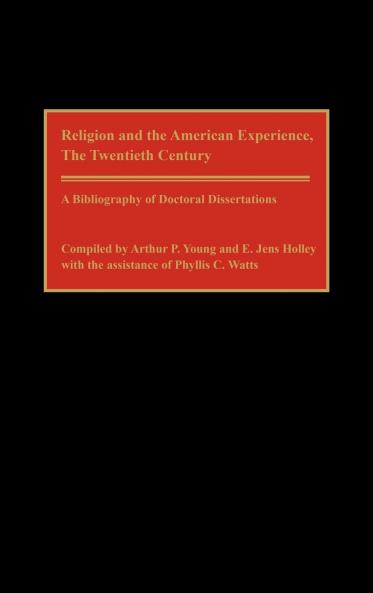 Religion and the American Experience the Twentieth Century